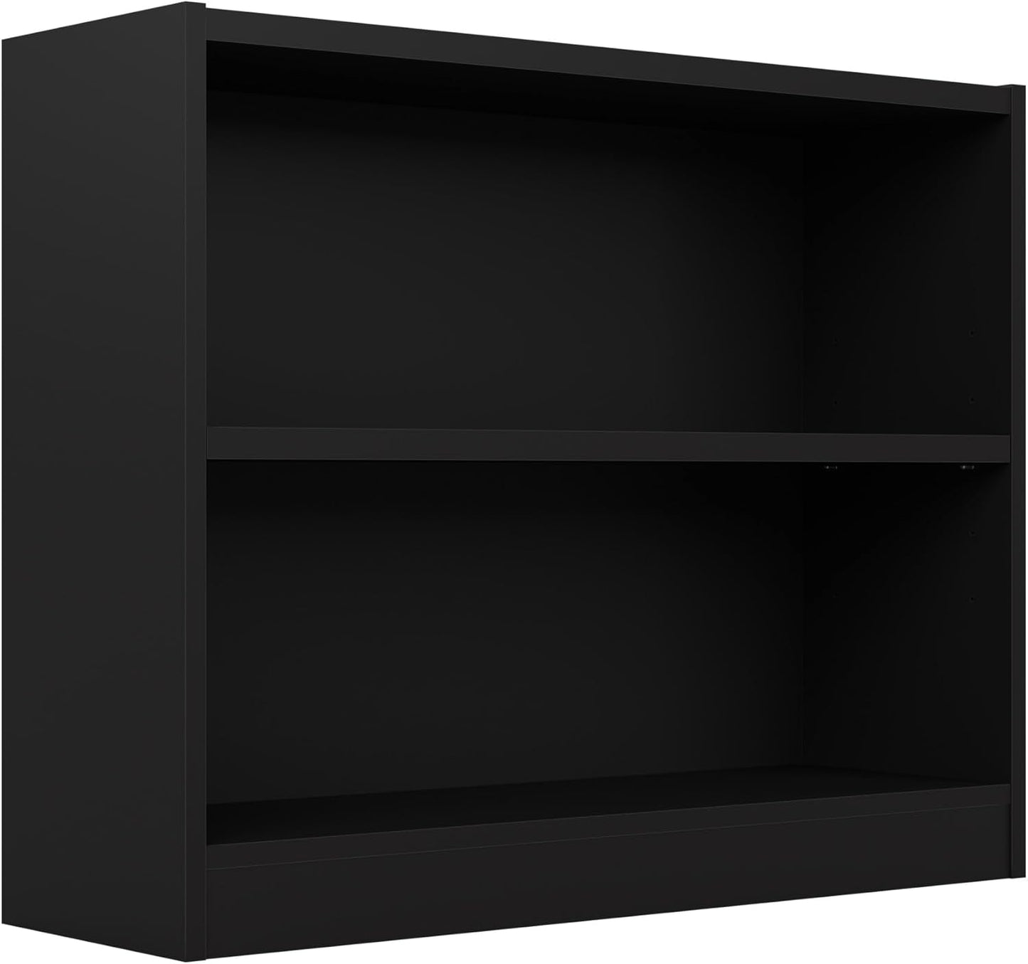 Bush Furniture Universal Tall 5 Shelf Bookcase in Black, Vertical Storage and Display Bookshelf for Home Office or Living Room Organization