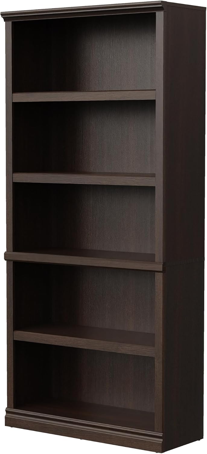 43 in Tall Bookcase, 3-Tier Bookshelf Open Storage, 33 inch Wide Floor Standing Indoor Furniture, Book Cases for Home School Library Office Bedroom Kids, White 3 Tiers